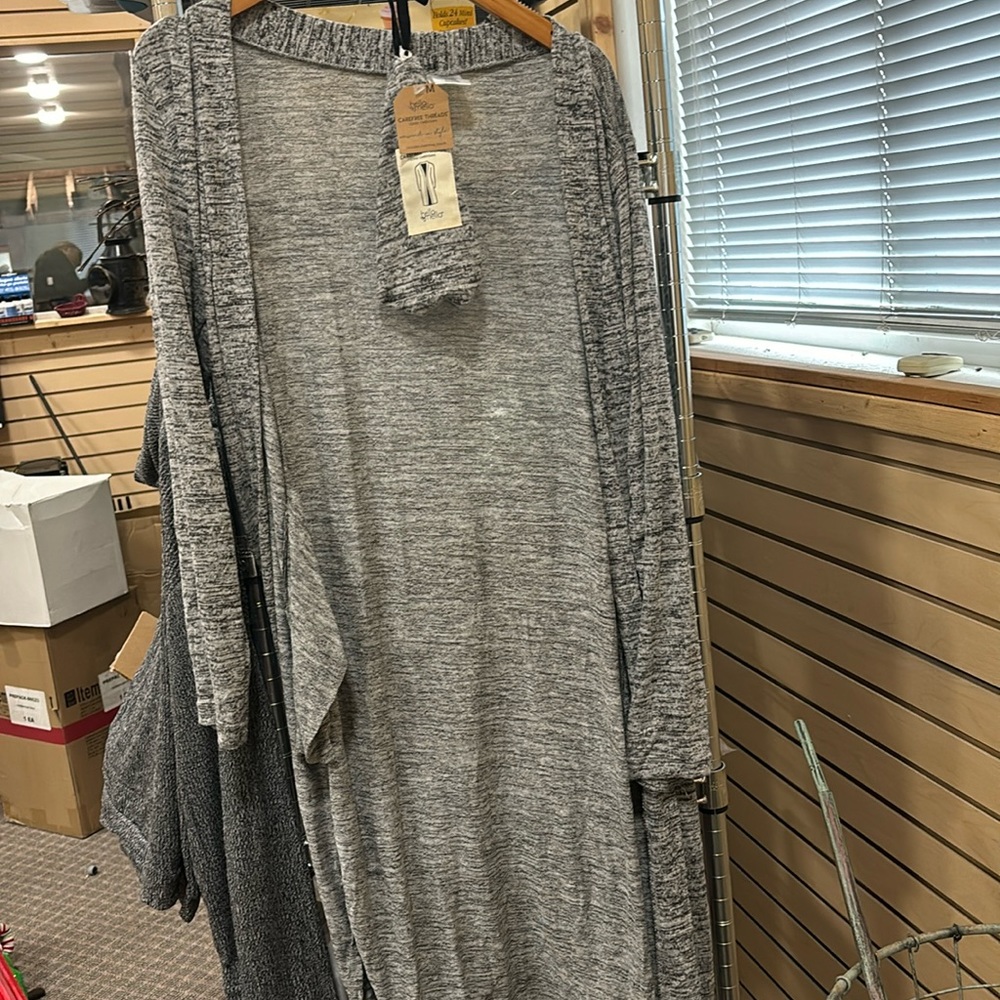 Brand new grey super soft cardigan
